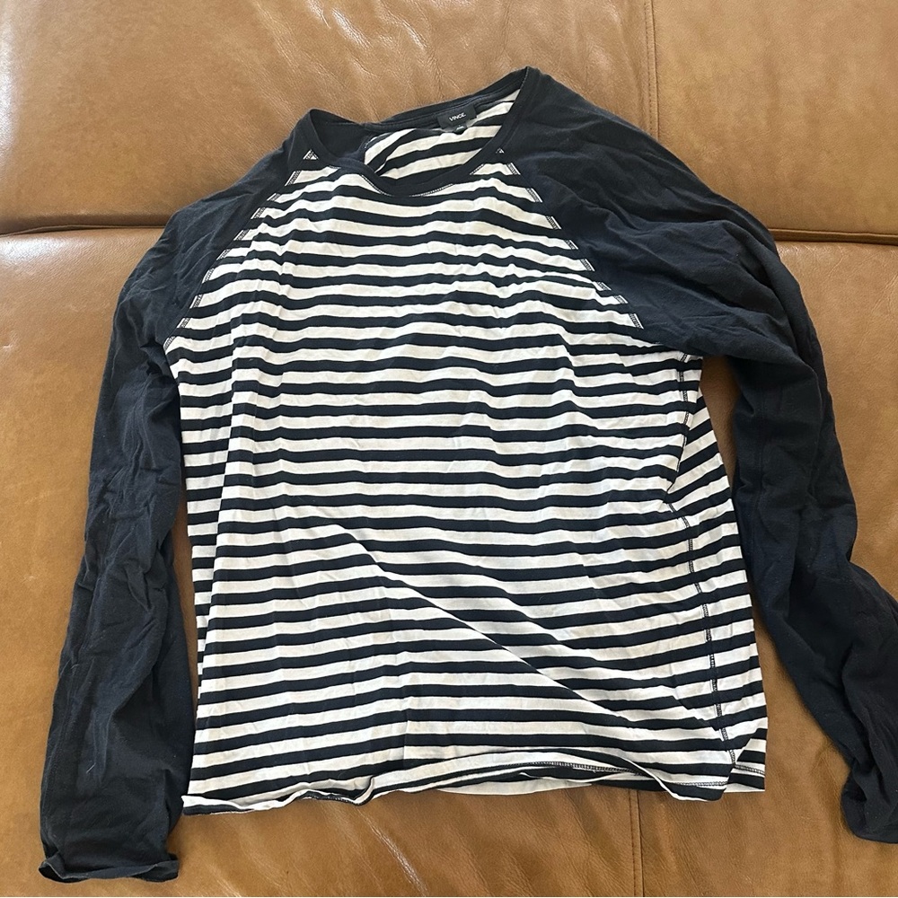 Vince Striped Long Sleeve Shirt